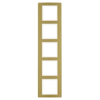 Frame 5-gang gold 10153046