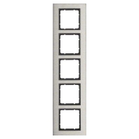 Frame 5-gang stainless steel 10153606