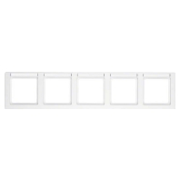 Frame 5-gang white 10256019