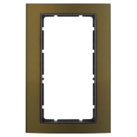Frame 1-gang brown 13093001