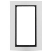 Frame 1-gang aluminium 13093004