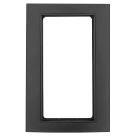 Frame 1-gang black 13093005
