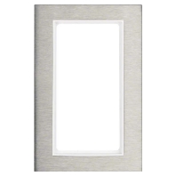 Frame 1-gang stainless steel 13093609