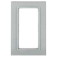 Frame 1-gang aluminium 13096414