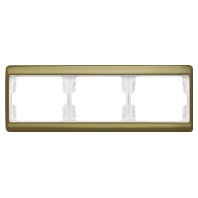 Frame 3-gang gold 13740002