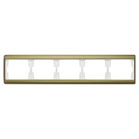 Frame 5-gang gold 13940002