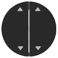 Cover plate for venetian blind black 16442045