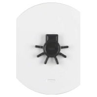 Cover plate for switch/push button white 16512049