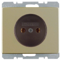Socket outlet (receptacle) bronze 6161140001