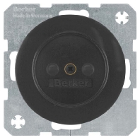 Socket outlet (receptacle) black 6167032045