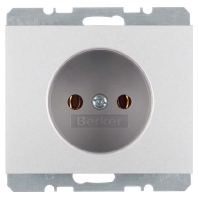 Socket outlet (receptacle) aluminium 6167157003