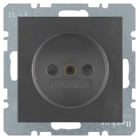 Socket outlet (receptacle) anthracite 6167331606