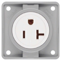 Socket outlet (receptacle) NEMA grey 862542507
