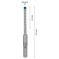 SDS-plus drill 6x115mm 2608900071