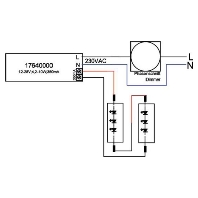 LED-Konverter 350mA Phasendimmbar 17640010