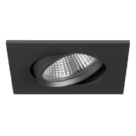 Downlight/spot/floodlight 1x6W - LED recessed spotlight d2w, 350mA, titanium/matt, 12465643