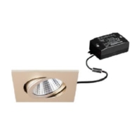 Downlight/spot/floodlight 1x6W - LED recessed spotlight 230V 3000K, champagne, 38144633