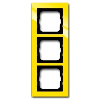 Frame 3-gang yellow 1723-285