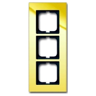 Frame 3-gang gold 1723-823-101