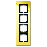 Frame 4-gang gold 1724-823-101