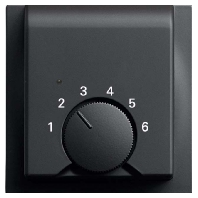 Cover plate for switch black 1795 HK-775