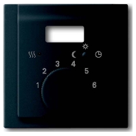 Cover plate for switch black 1795 TA-775
