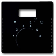 Cover plate for switch black 1795 TA-885