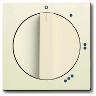 Cover plate for level switch cream white 2542 DR/01-82