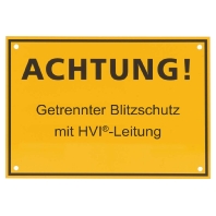 Hinweisschild ! Getrennter Blitzs. 480 598