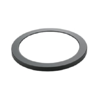 Mechanical accessory for luminaires - Decorative ring black matt, 4449-2