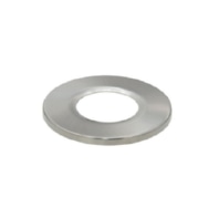 Decor element for luminaires - Decorative ring round brushed stainless steel, 5213