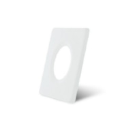Decor element for luminaires - Decorative ring square white matt, 5252