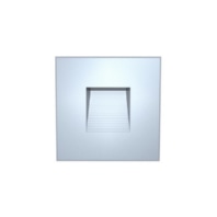 Ceiling-/wall luminaire CFL - LED stair light 3000K silver, 5423-030080