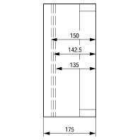 Empty cabinet 375x375mm CI44X-150