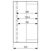 Empty cabinet 375x375mm CI44X-200
