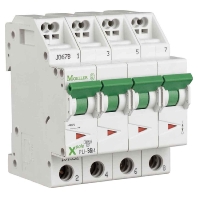 Leitungsschutzschalter D 13A, 4p Steckkl. PLI-D13/4