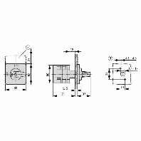 Off-load switch 2-p 63A T5B-2-39/E