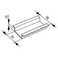 Hutschiene 35x15 mm TS35X15