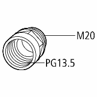 Adapter ring M0 PG13,5 / M20 / PG0 VPG13,5/M20