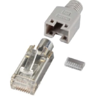 Stecker RJ45 grau Kat.5e 3-teilig Hirose TM11 (Inhalt: 10)