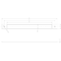 Distanzblech 300x24x3mm Z09-DBRR3