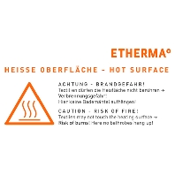 Aufkleber Heie Oberflche AKHS