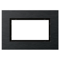 Frame 1-gang black 1001126