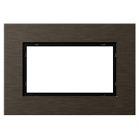 Frame 1-gang brown 1001127