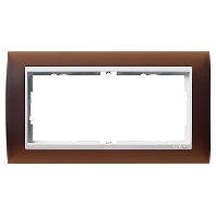 Frame 2-gang brown 1002331
