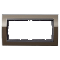 Frame 2-gang brown 1002768