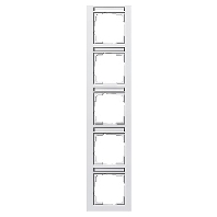 Frame 5-gang white 111529