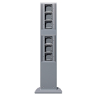 Light/energy pole IP44 aluminium 135126