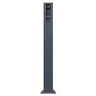 Light/energy pole IP44 anthracite 135428