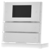 EIB, KNX push button sensor 3 Plus 2-fold pure white, 2042112